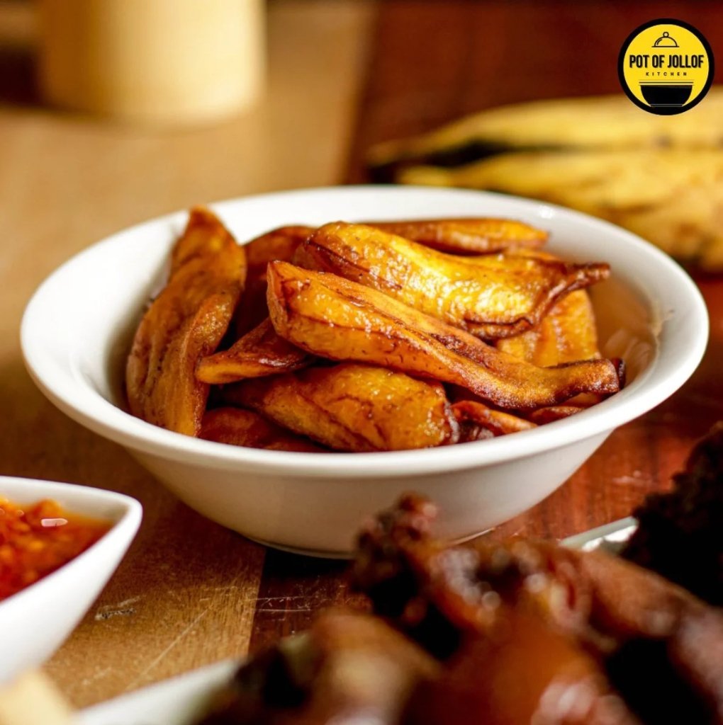 Golden Fried Dodo Plantains